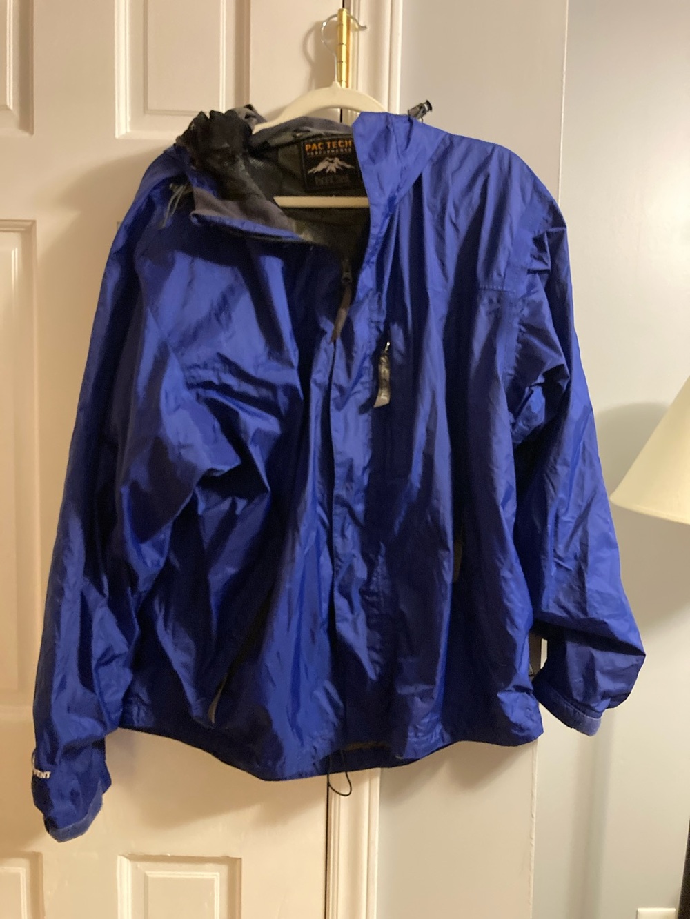 Pacific Trail Men’s Royal Blue Rain Jacket with Hood
